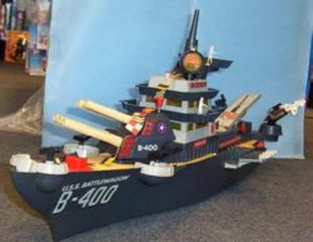 uss battlewagon toy ship
